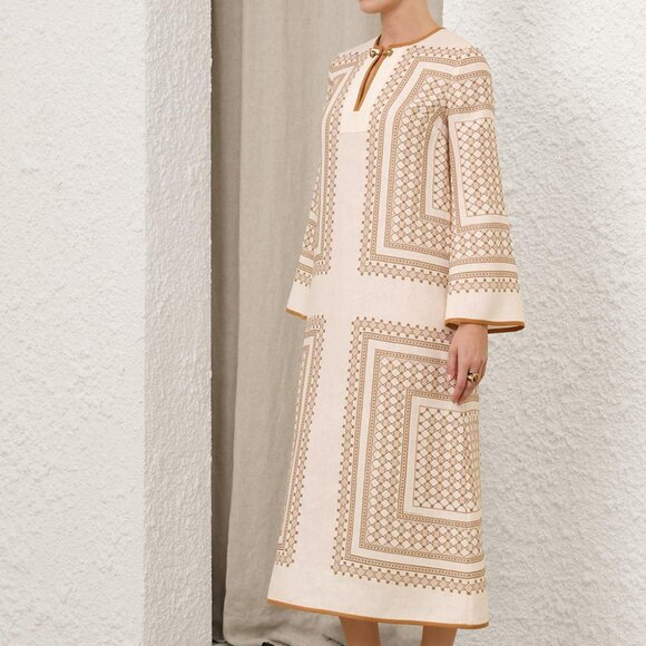 𝒁𝑰𝑴𝑴𝑬𝑹𝑴𝑨𝑵𝑵 HYPNOTIC midi dress - Picture 4 of 8